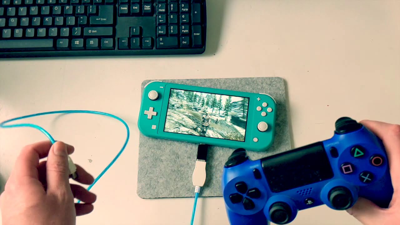 Как использовать контроллер PS4 на Nintendo Switch