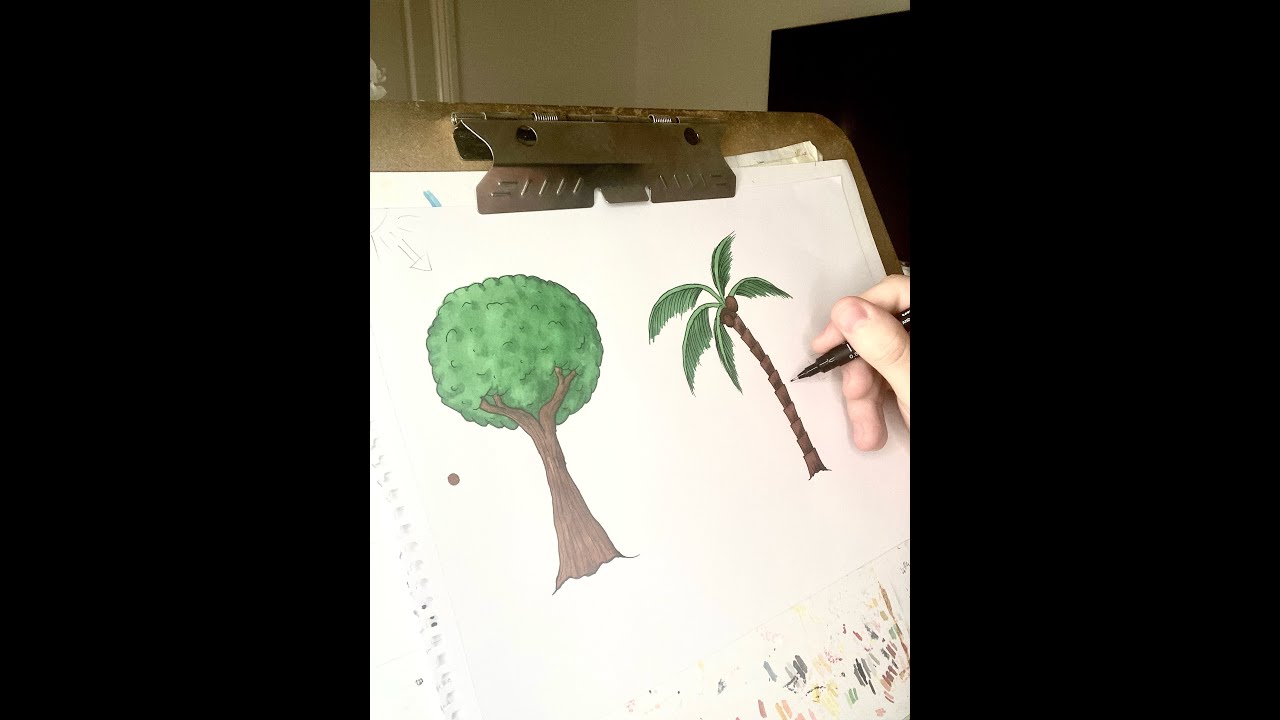 How to: Draw a Cartoon Tree!