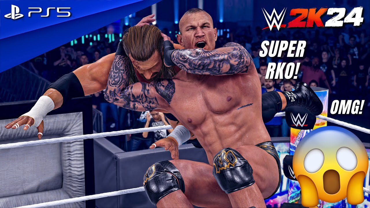 WWE 2K24 — Рэнди Ортон против Трипл Эйча — матч с гробом на WrestleMania | PS5™ [4K60]