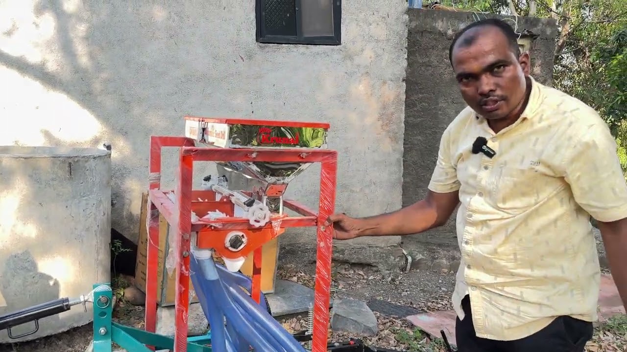 Perni yantr kashe jodave  पेरणी यंत्र कसे जोडावे अपोलो ट्रैक्टर चे