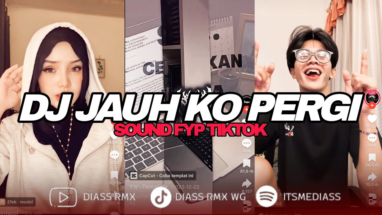 DJ JAUH KO PERGI SOUND FYP TIKTOK YANG KALIAN CARI (BOOTLEG) | DIASS WG