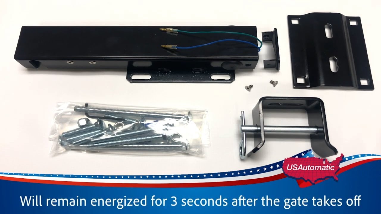 USAutomatic Sentry Low Voltage Swing Gate Solenoid Lock 070510 | Installation & Operation Guide
