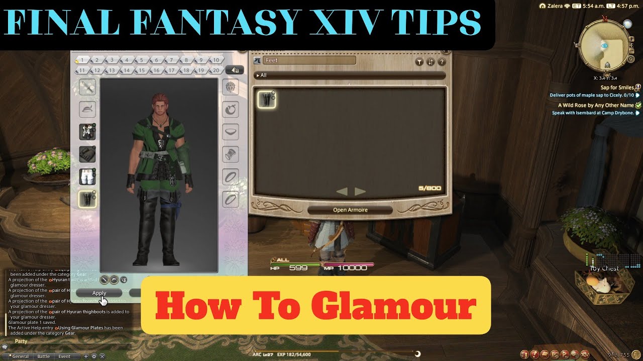 Final Fantasy XIV Tips - How to Glamour