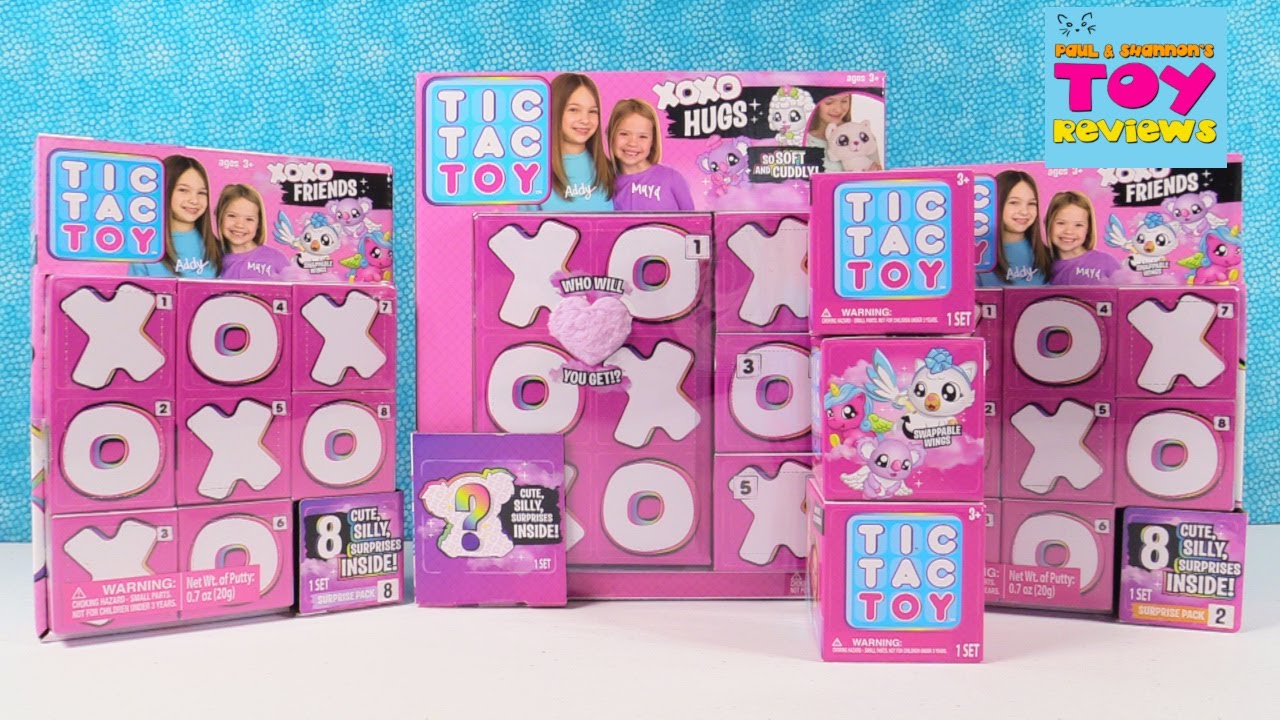 Tic Tac Toy XOXO Friends & Hugs Blind Box Toy Opening Review | PSToyReviews