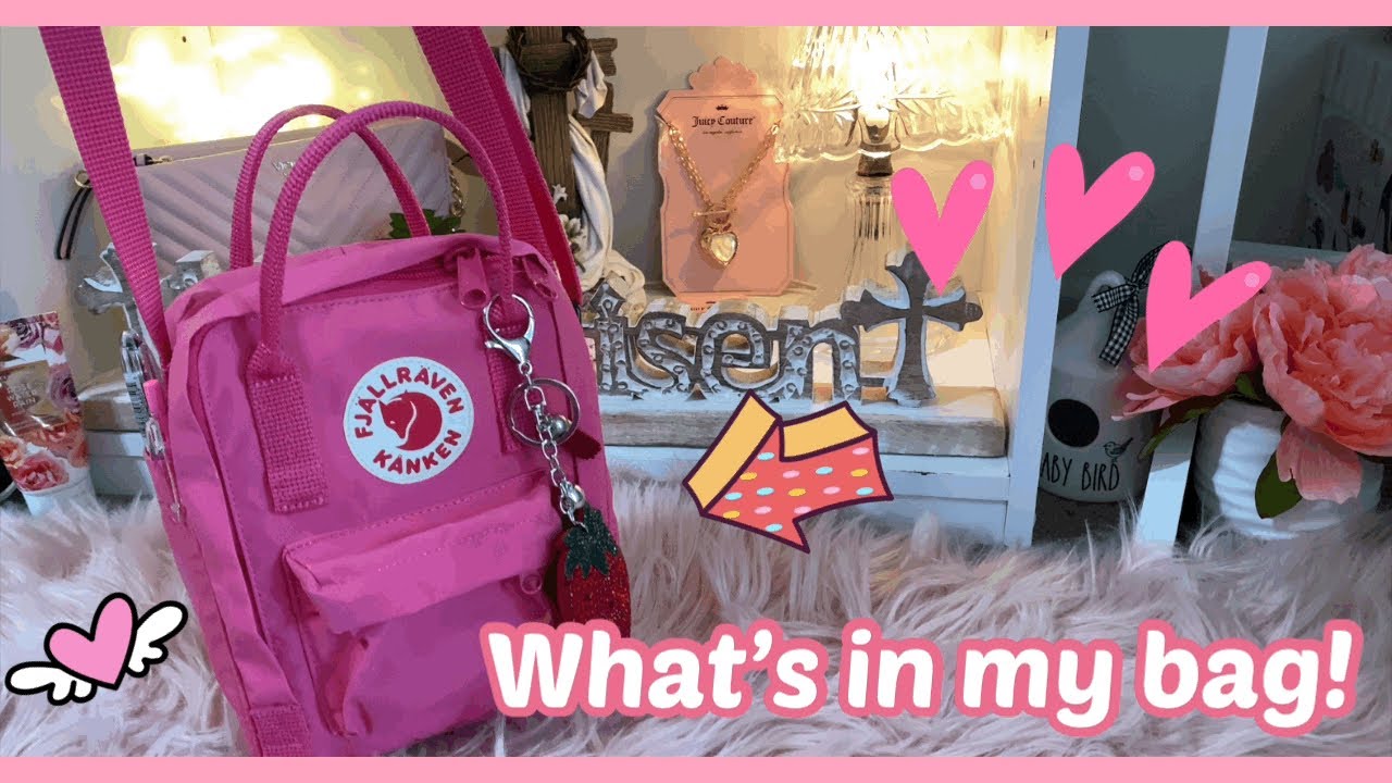 What's in my Bag!  Kanken sling bag!