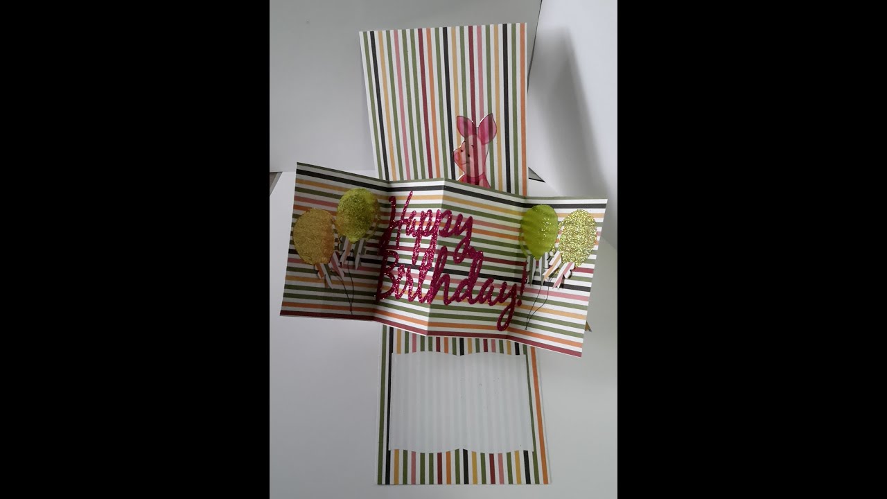 Pivot twist pop-up card