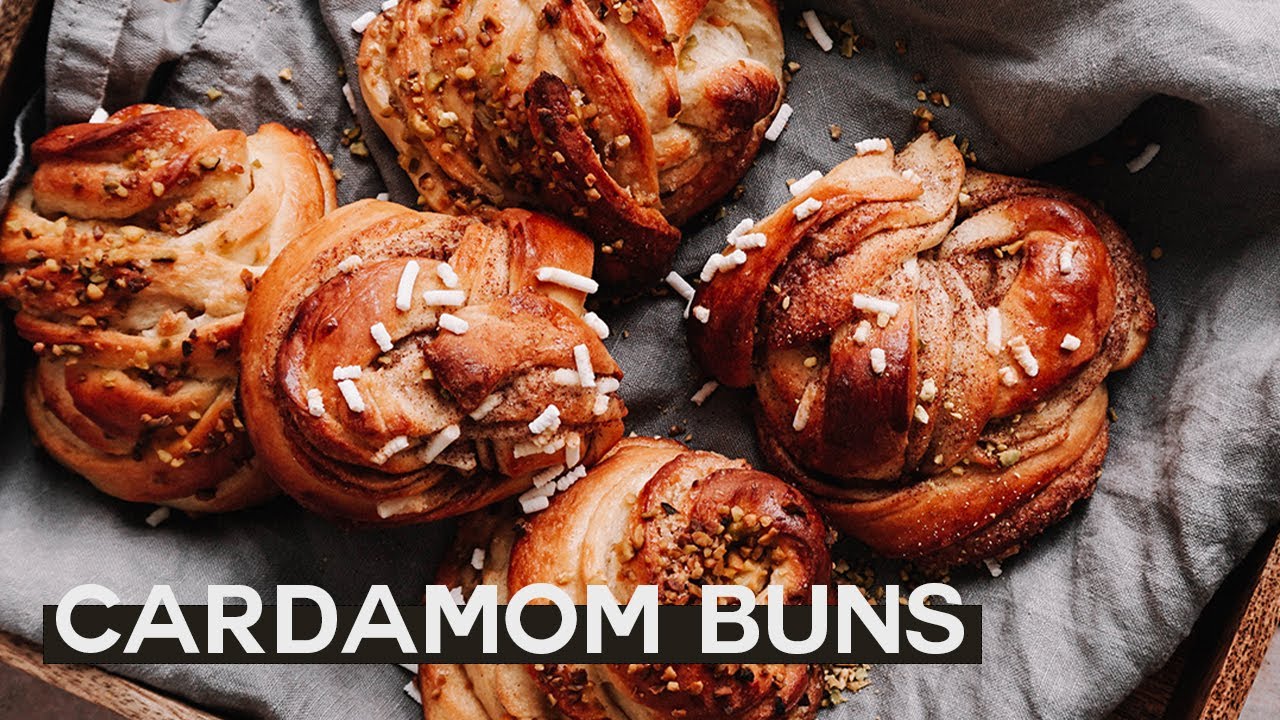 Relaxing Cardamom Buns Recipe (ASMR + Calm Music) | Swedish Kanelbullar