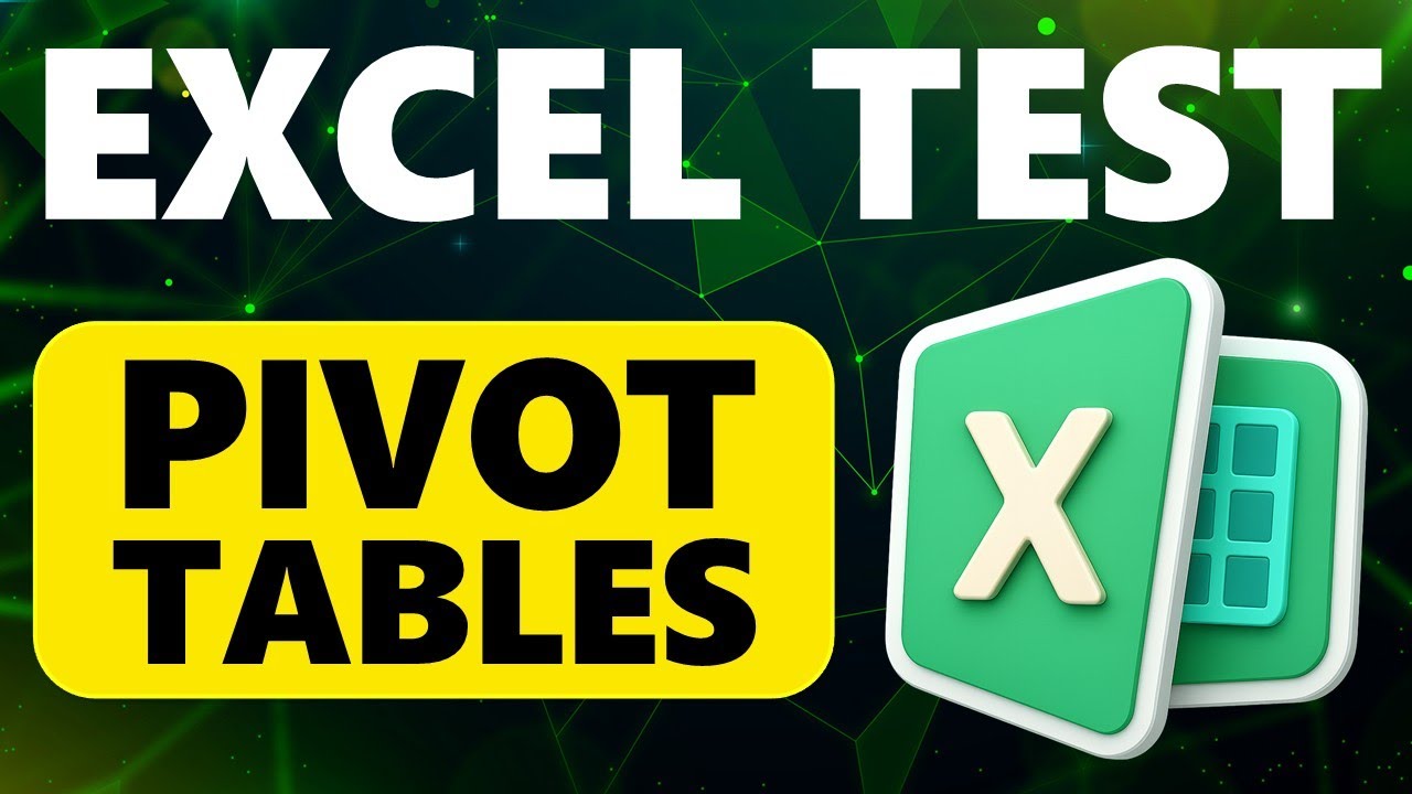 Пройдите тест по Excel: сводные таблицы. Необходимые навыки.