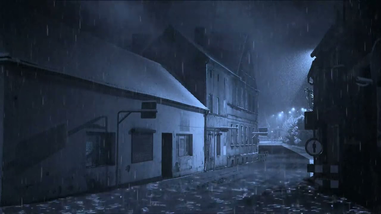Rain on Old Street — Historic Buildings Ambience | Relax • Study • Sleep