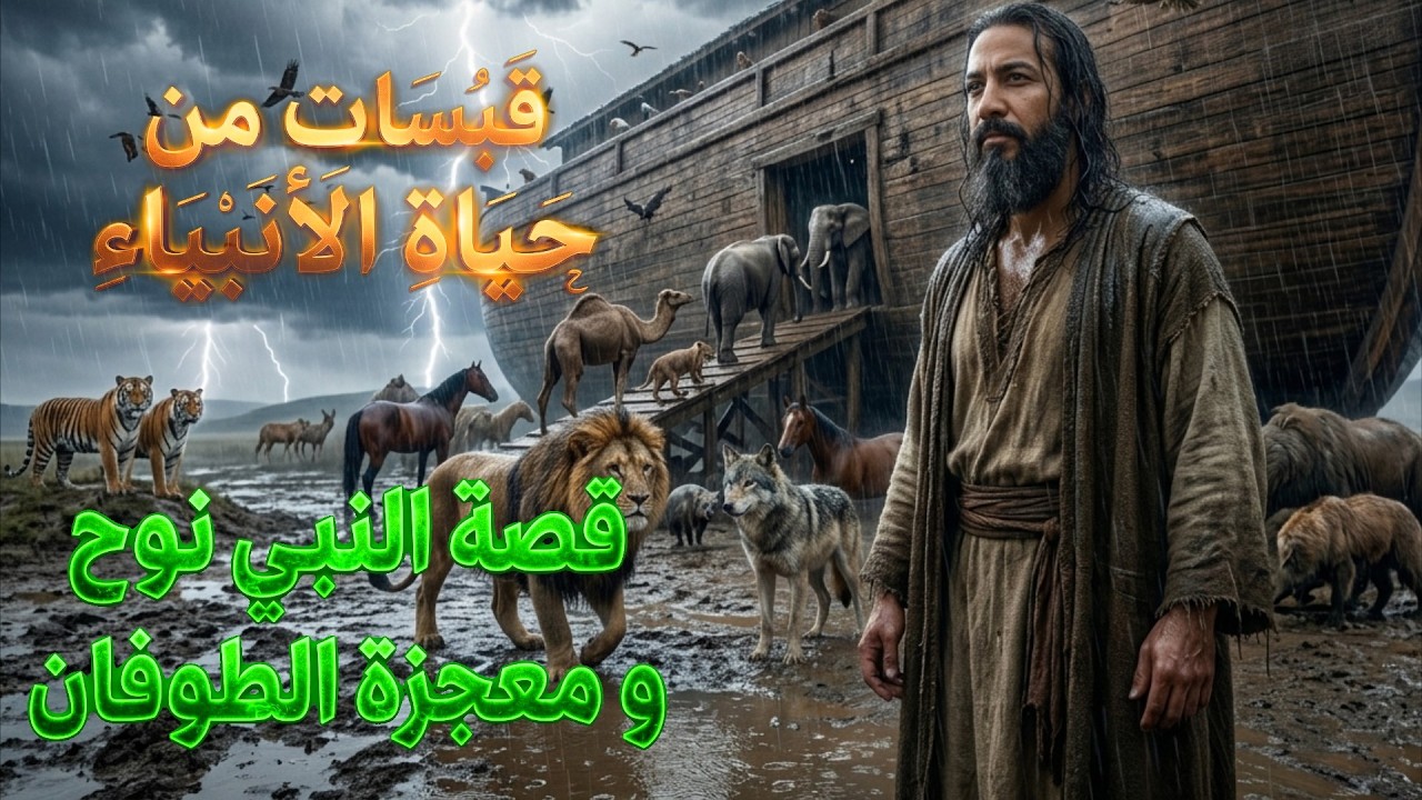 قصة النبي نوح عليه السلام و معجزة الطوفان - قبسات من حياة الانبياء