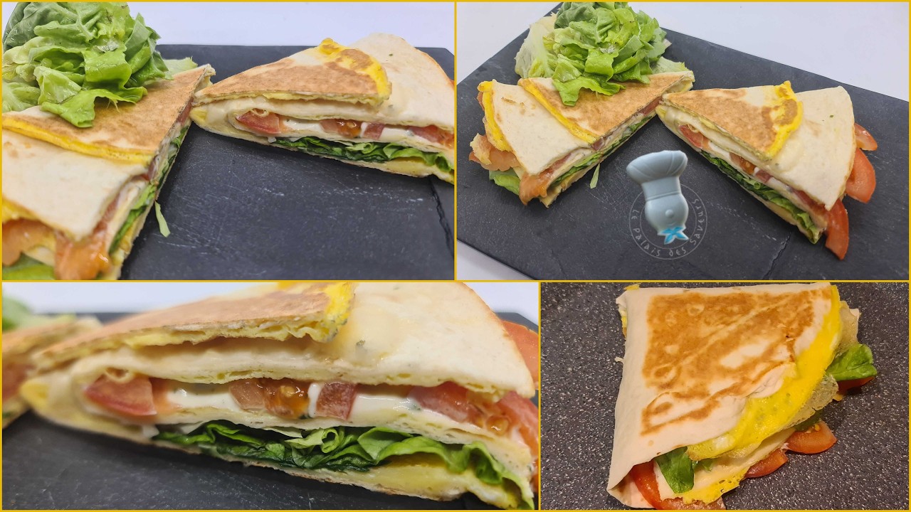 Recette de wrap sandwich surprise