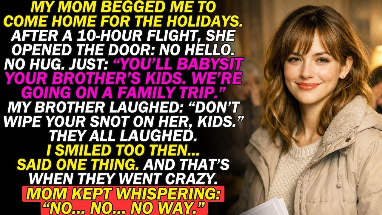 My Mom Flew Me Home for the Holidays — I Showed Them Every Receipt They Owed Me