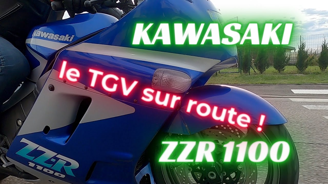 KAWASAKI 1100 ZZR : L'avion de chasse homologué route selon #kawasaki !