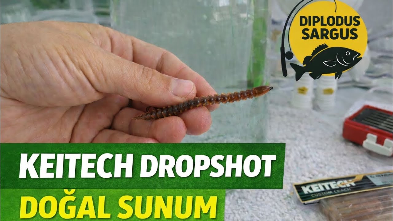 Keitech Dropshot Tekniği – Doğal Sunumun Sırrı. Özel olarak tasarlanmış silikon kalıplar... 