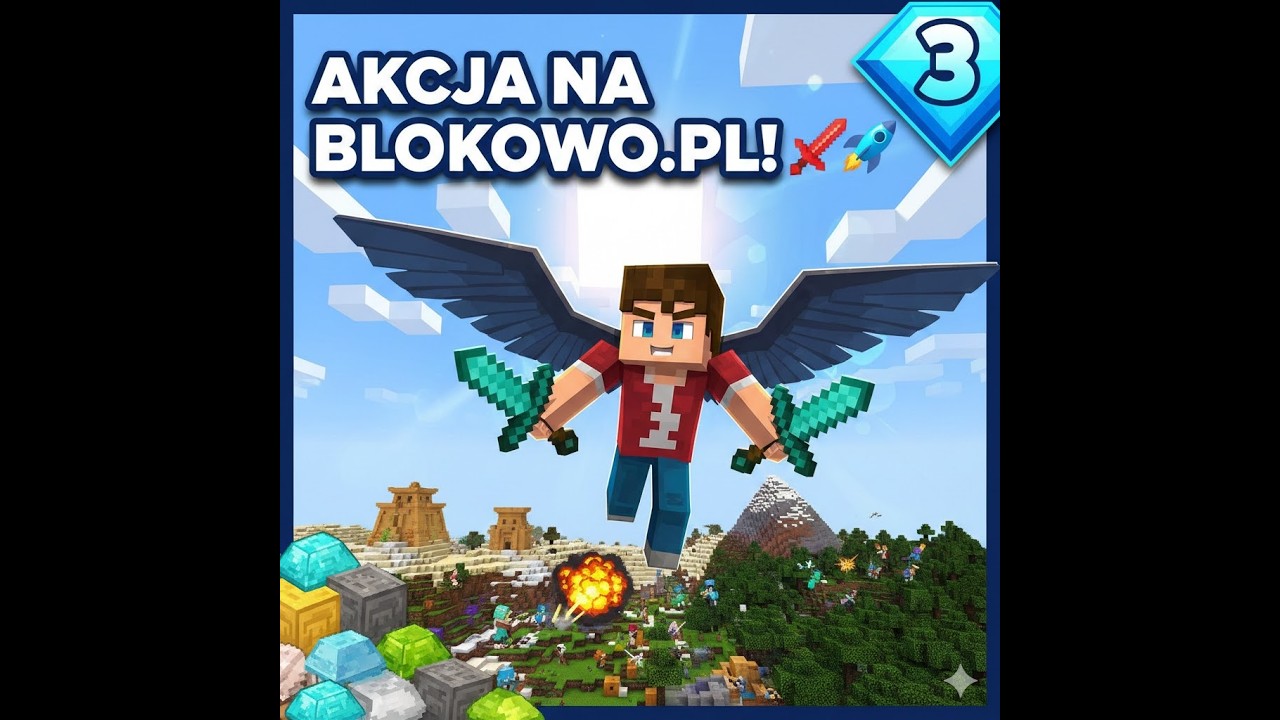 AKCJA NA BLOKOWO.PL #3! ⚔️ Walczę z graczami i latam Elytrą! 🚀