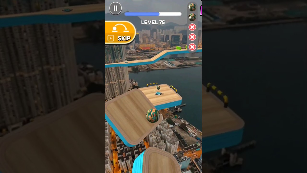 Going Ball Adventure Level 75|Selected different Ball #gaming #androidgames  #adventure #goingballs