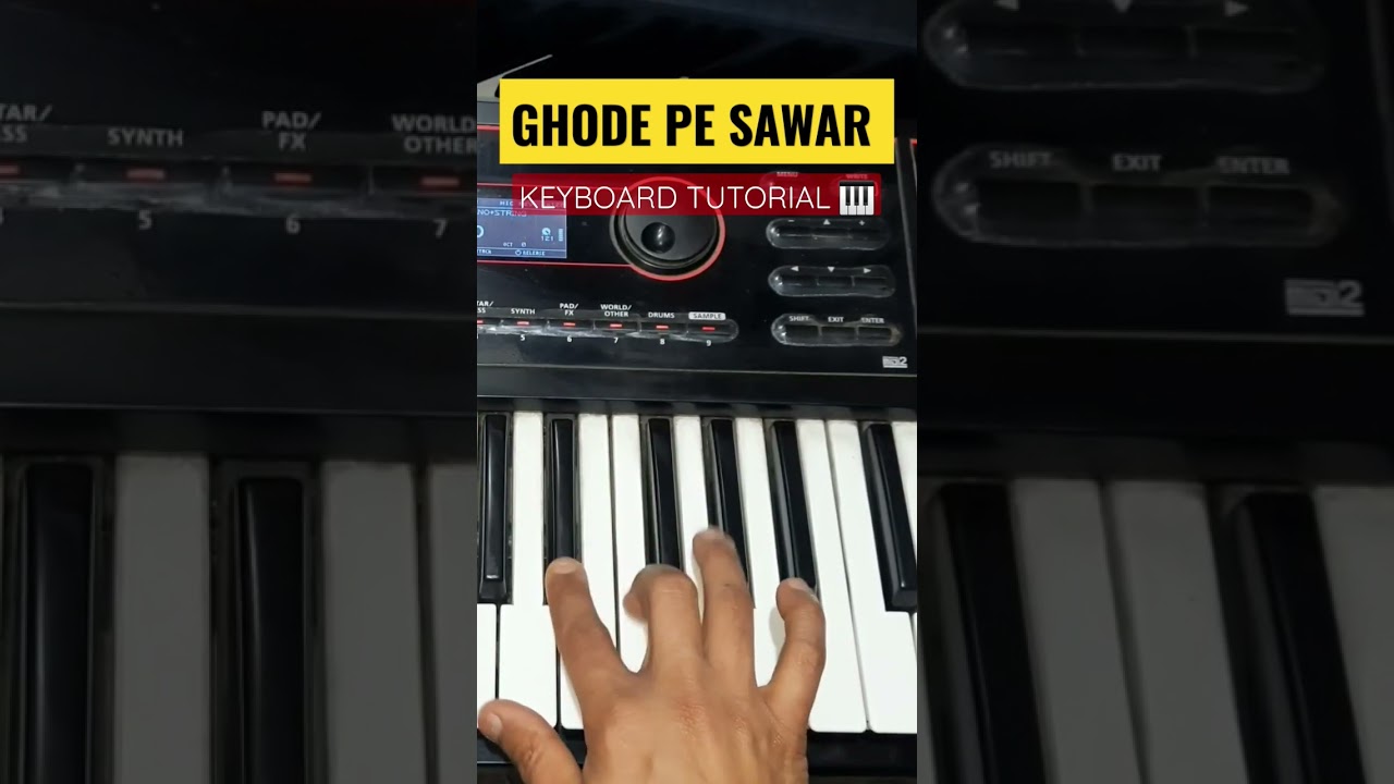 GHODE PE SAWAR | KEYBOARD TUTORIAL 🎹 🎵