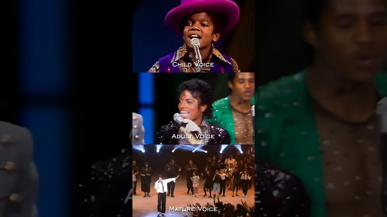 CHILD VOICE VS ADULT VOICE VS MATURE VOICE Michael Jackson