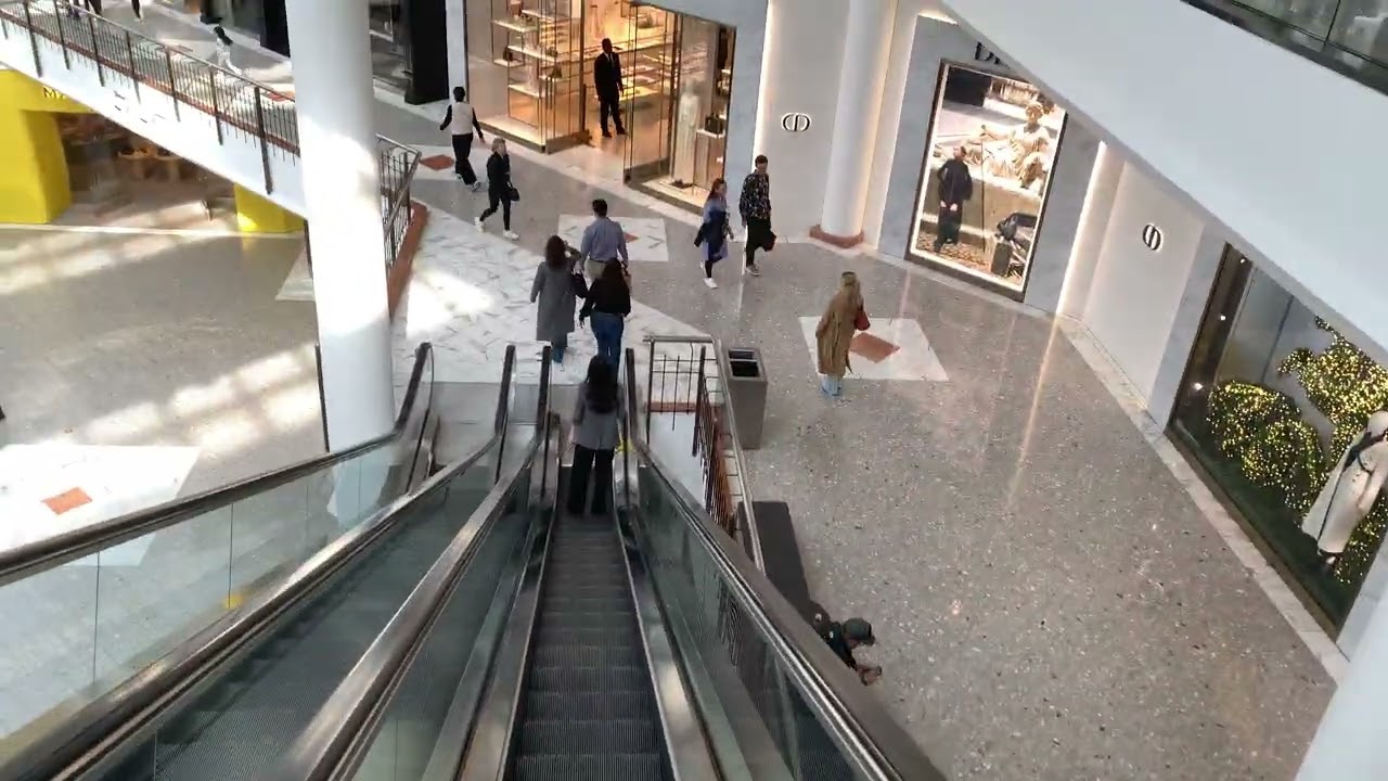 Two Brands Single-File Escalators at Tysons Galleria, Tysons, VA