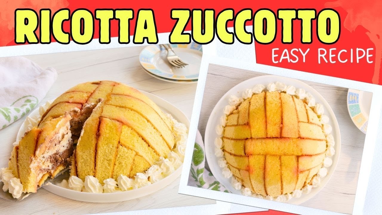 ХВАТИТ усложнять рецепты ZUCCOTTO, попробуйте этот рецепт Ricotta Zuccotto