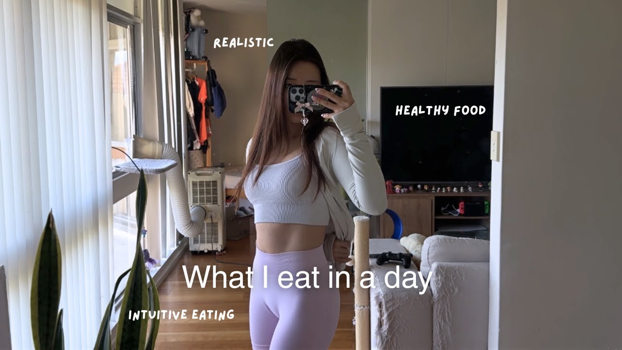 Realistic what I eat in a day 🍎: workout routine, trying to hit protein goals