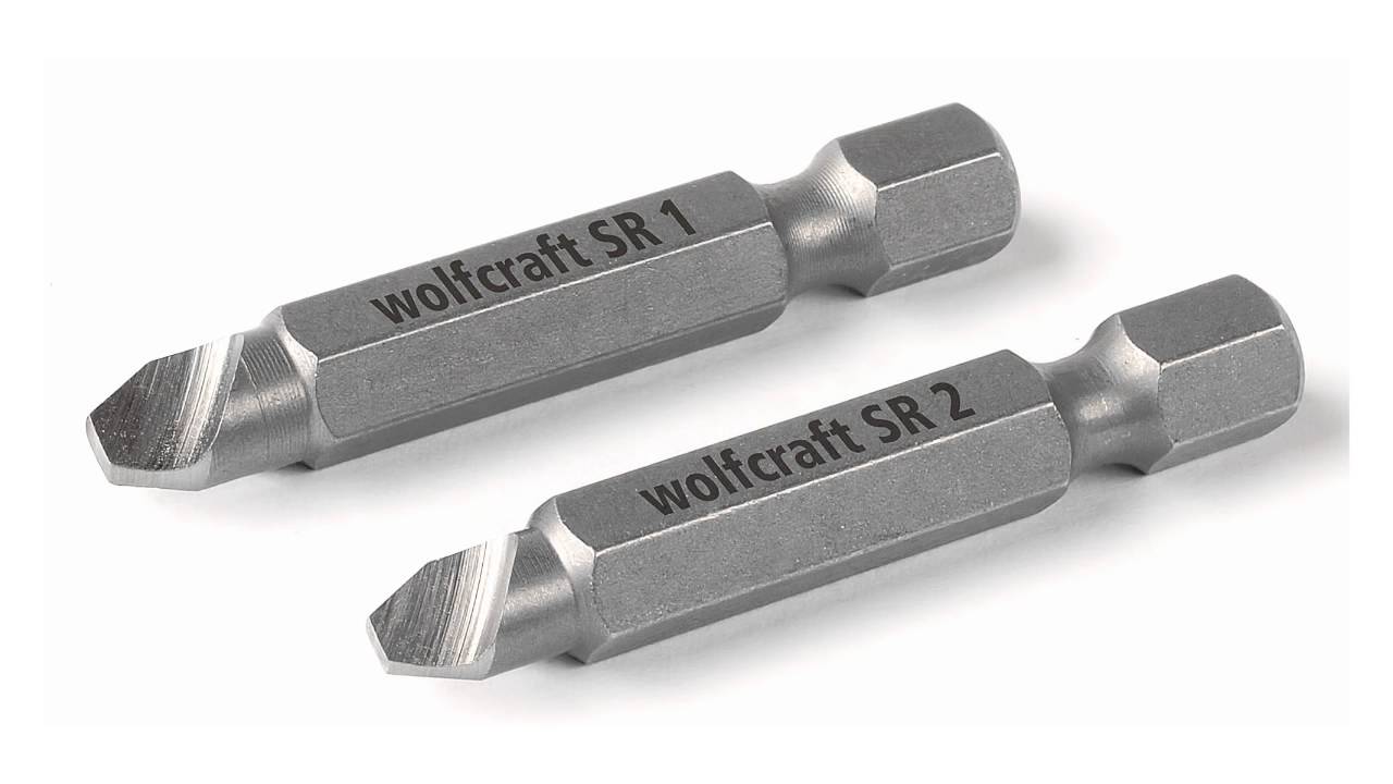 2982000 Wolfcraft Hib&aacute;s, s&eacute;r&uuml;lt, elny&iacute;rt csavar kihajt&oacute;/kiszedő, bitbefog&aacute;ssal