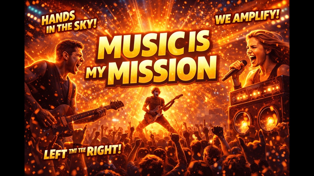 Music Is My Mission 🎸🔥 Powerful Rock Motivation Anthem 2026 | Follow Your Dream Song