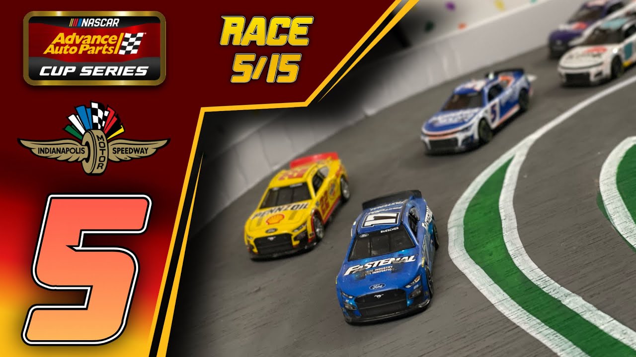 NASCAR Stop Motion: Brickyard 400 // Гонка 5 // AAPCS Сезон 5