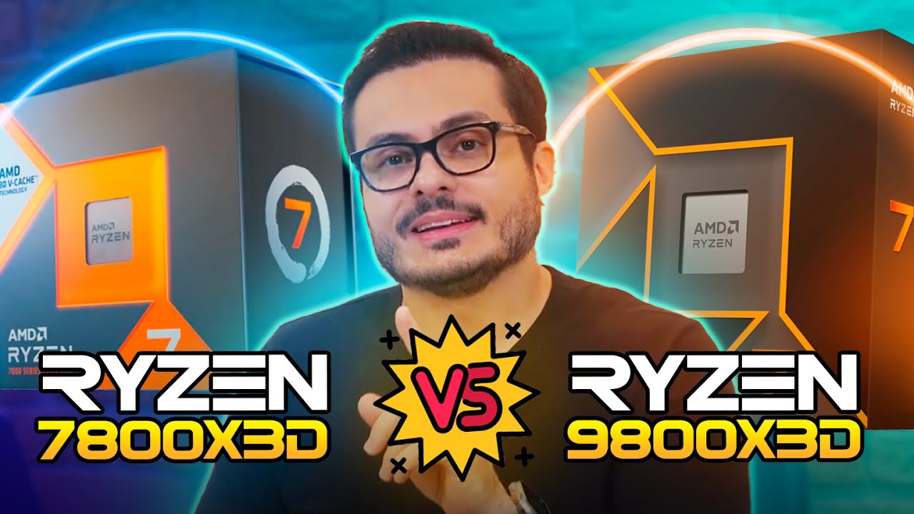 RYZEN 7800X3D vs 9800X3D 🚀 QUAL É O VERDADEIRO MONSTRO? 🔥