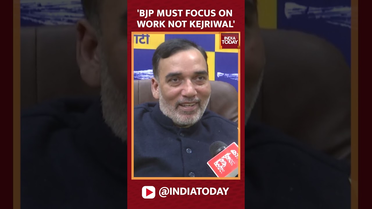 'Bjp Must Focus On Work Than On Kejriwal' AAP's Gopal Rai Slams BJP | #shorts #aap #bjp