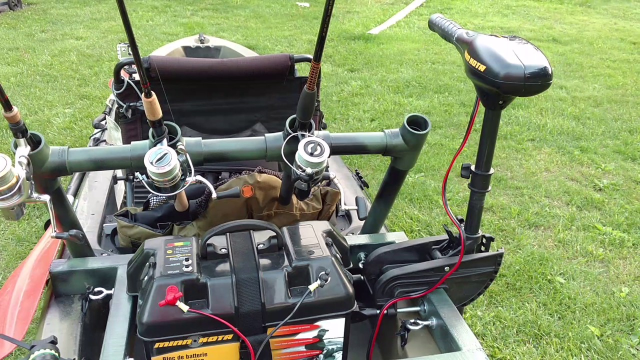 Ascend FS12T Modifications with trolling motor