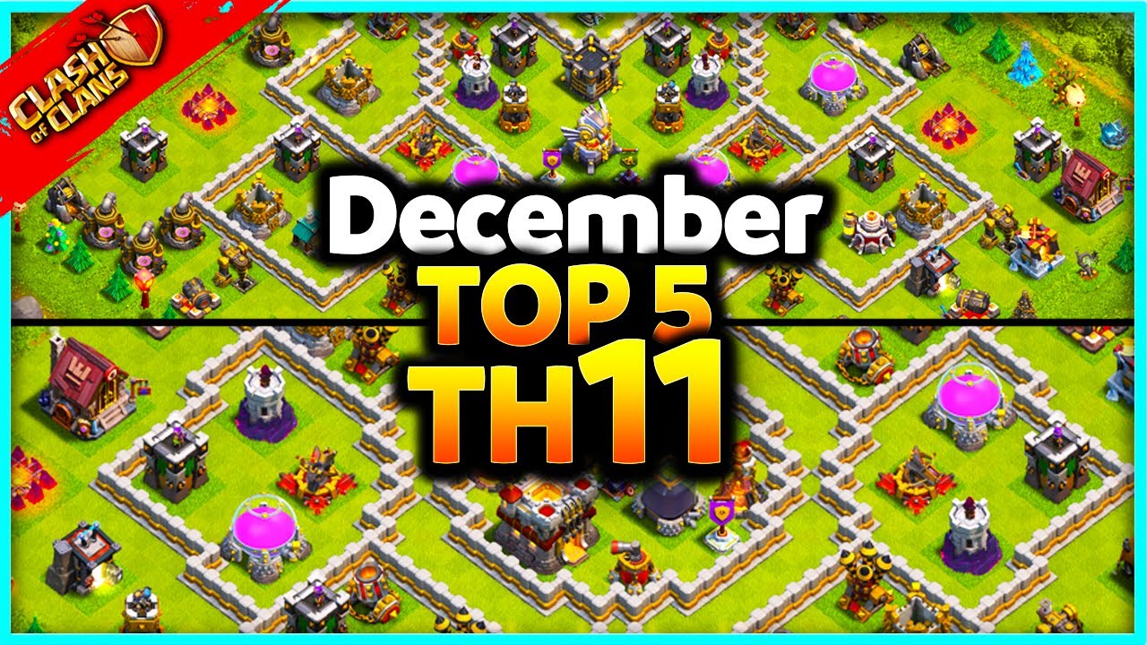 NEW Best INSANE TH11 WAR/TROPHY Base Links (Top5) Clash of Clans - Town Hall 11 War Bases!