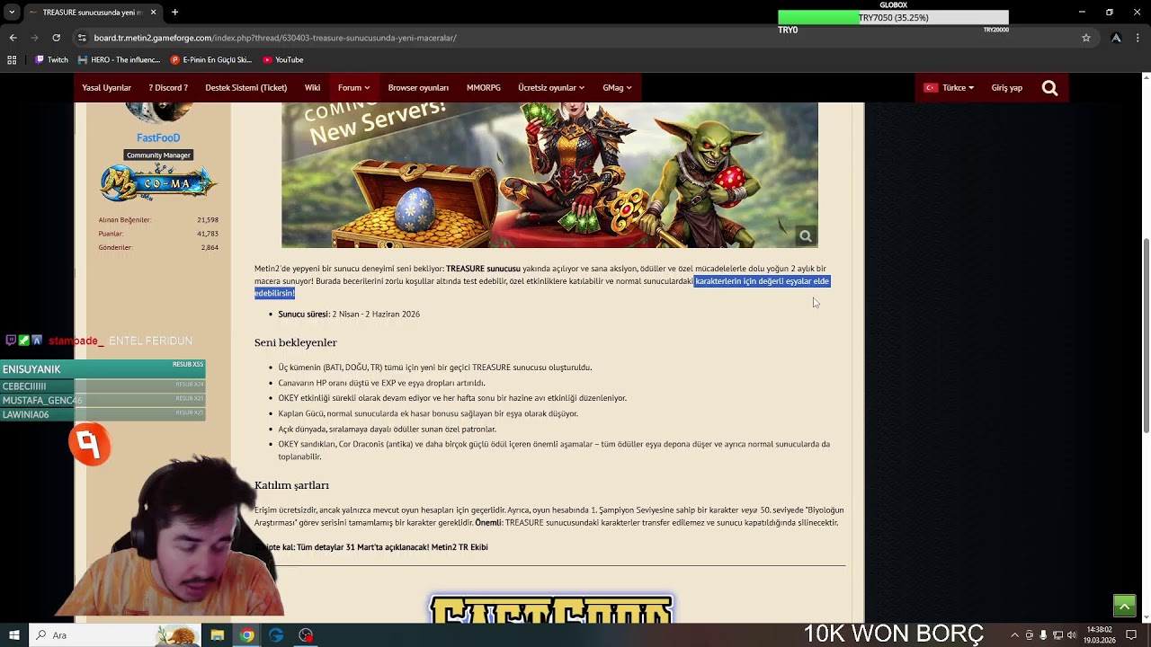 YENİ SUNUCU ?? |  kayıt bağış sponsor