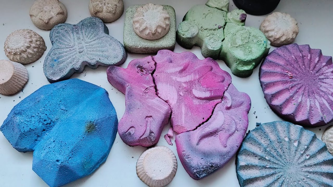 Gym Chalk Multi Colour Reforms Crushing ASMR PowderPuff 