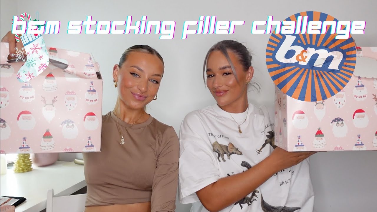 b&m stocking filler challenge with my best friend 🎅🏼✨
