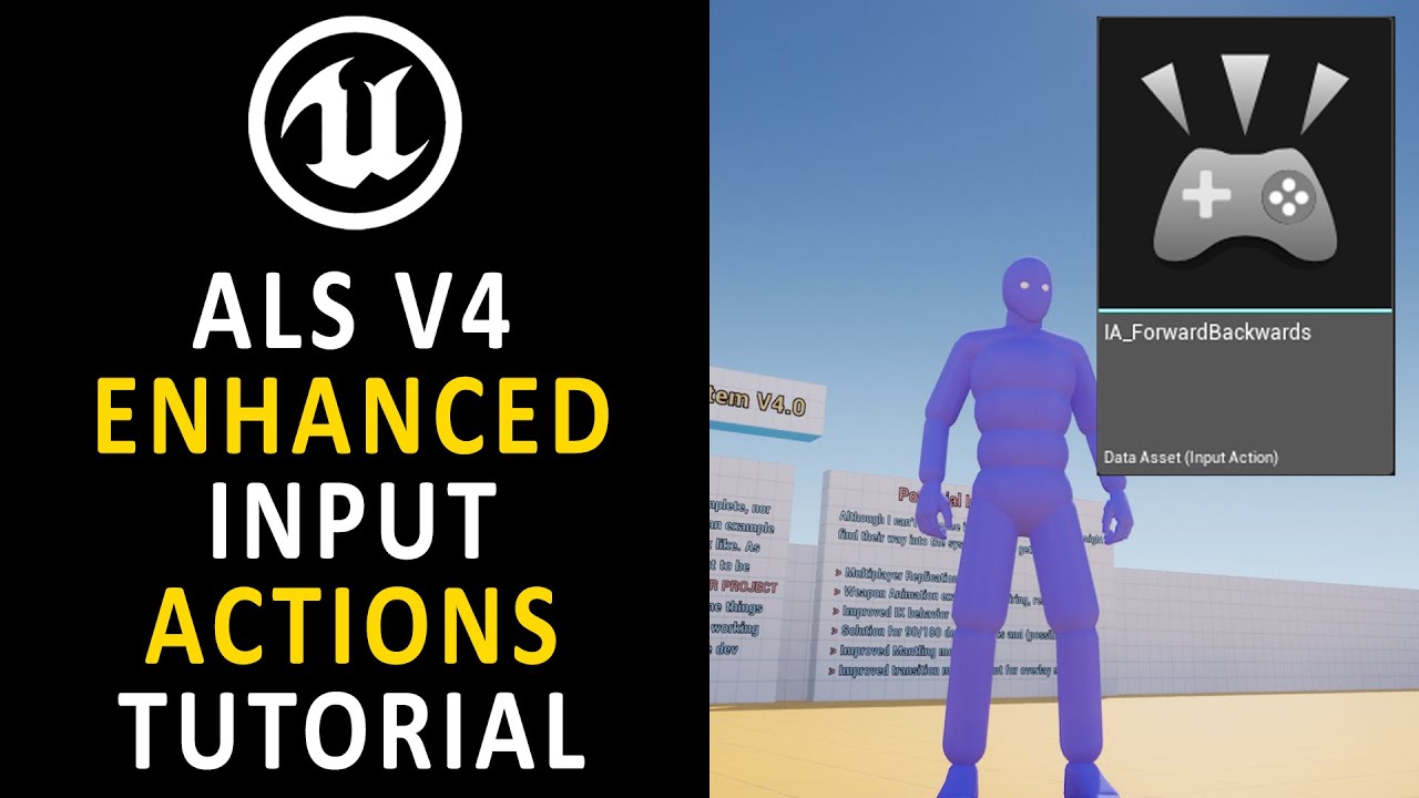 Tutorial: ALS v4 + Enhanced Input Actions in UE5.1 Unreal Engine
