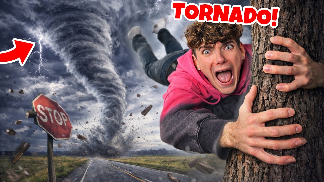 Taking Shelter From a REAL TORNADO!