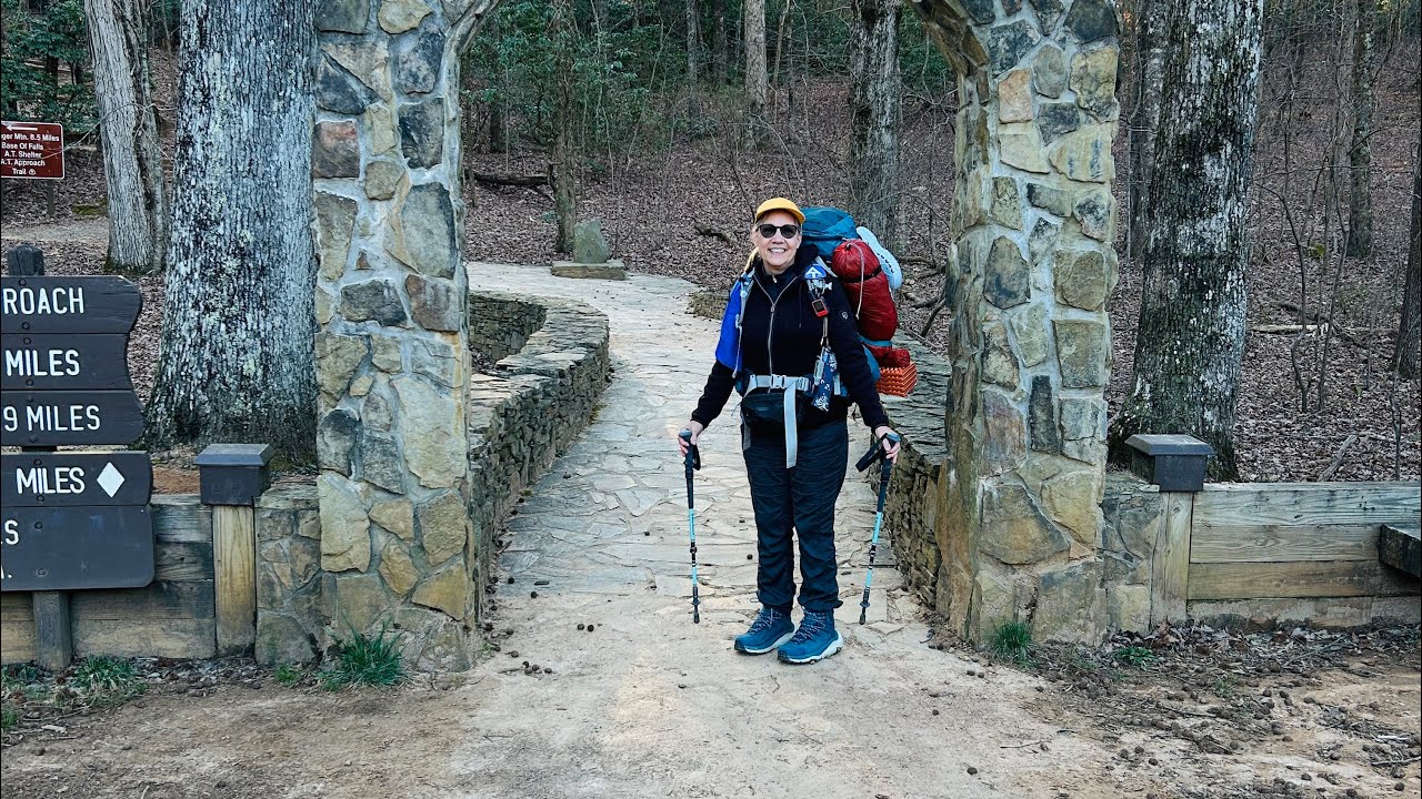 Approach Trail to Springer Mountain.  Day 0 Appalachian Trail thru hike