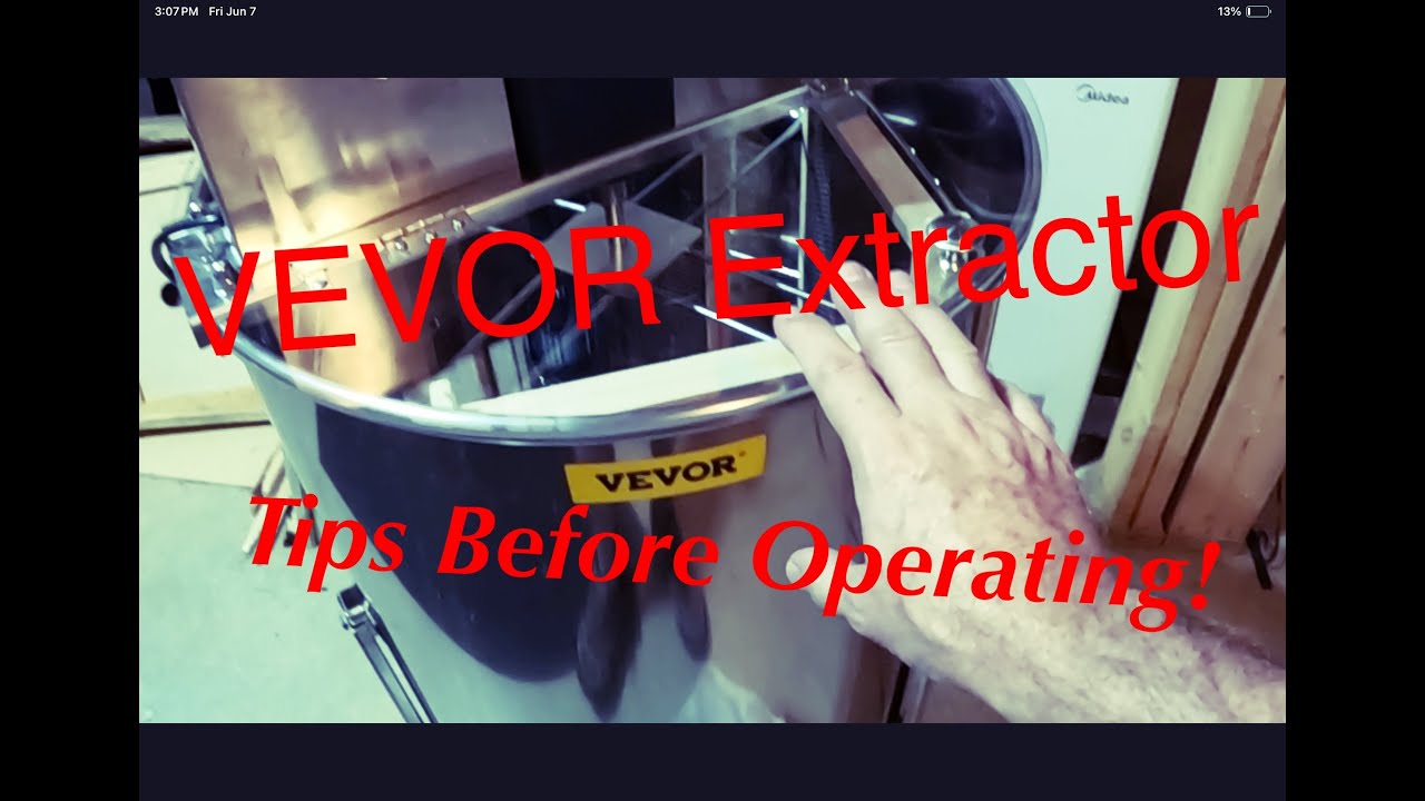 Beekeeping | VEVOR Electric Honey Extractor - Tips Before Using!