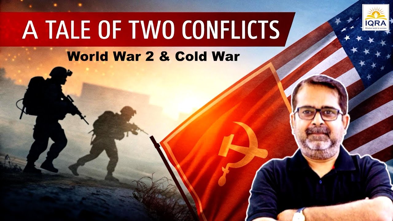 Ojha Sir Reasons for WW 2 & Cold War | History Lecture #iqraias #history