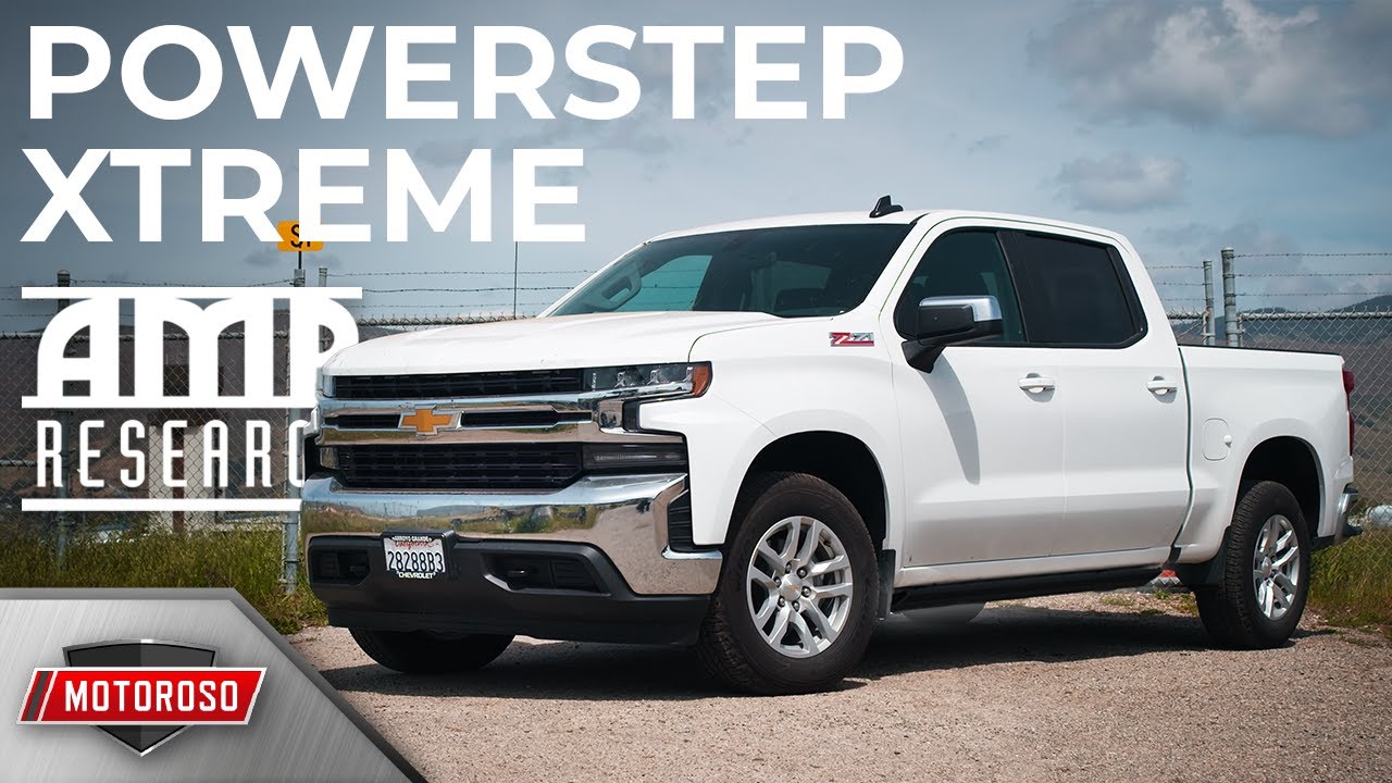 Powered Drop Steps for the Silverado 1500 (19-21) and 2500 (20+) | AMP Research Powerstep Xtreme