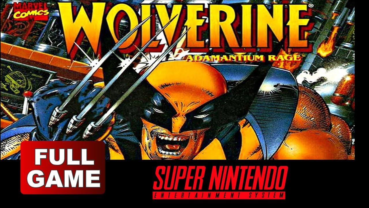 Wolverine: Adamantium Rage (SNES) – Longplay Full Game