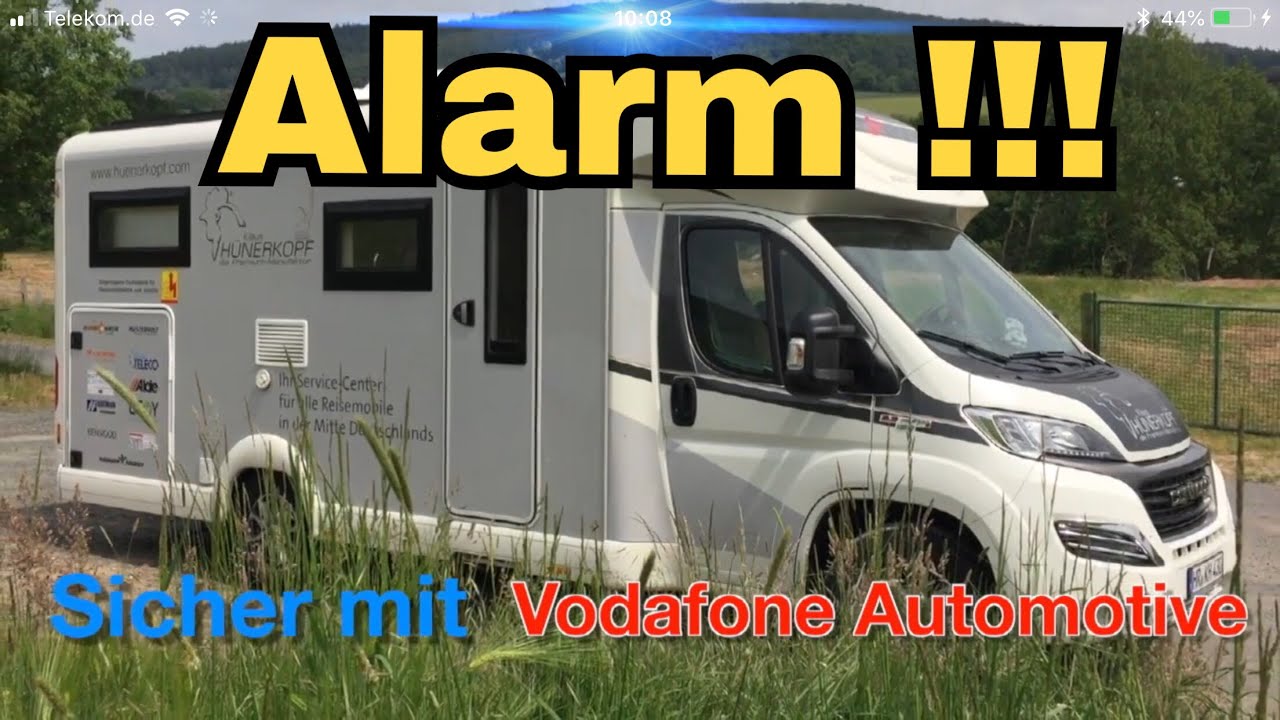 Die super Alarmanlage von Vodafon Automotive / womoclick