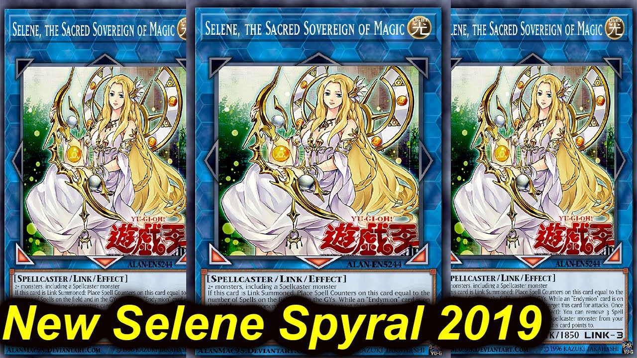 【YGOPRO】NEW SELENE SACRED SPYRAL DECK 2019