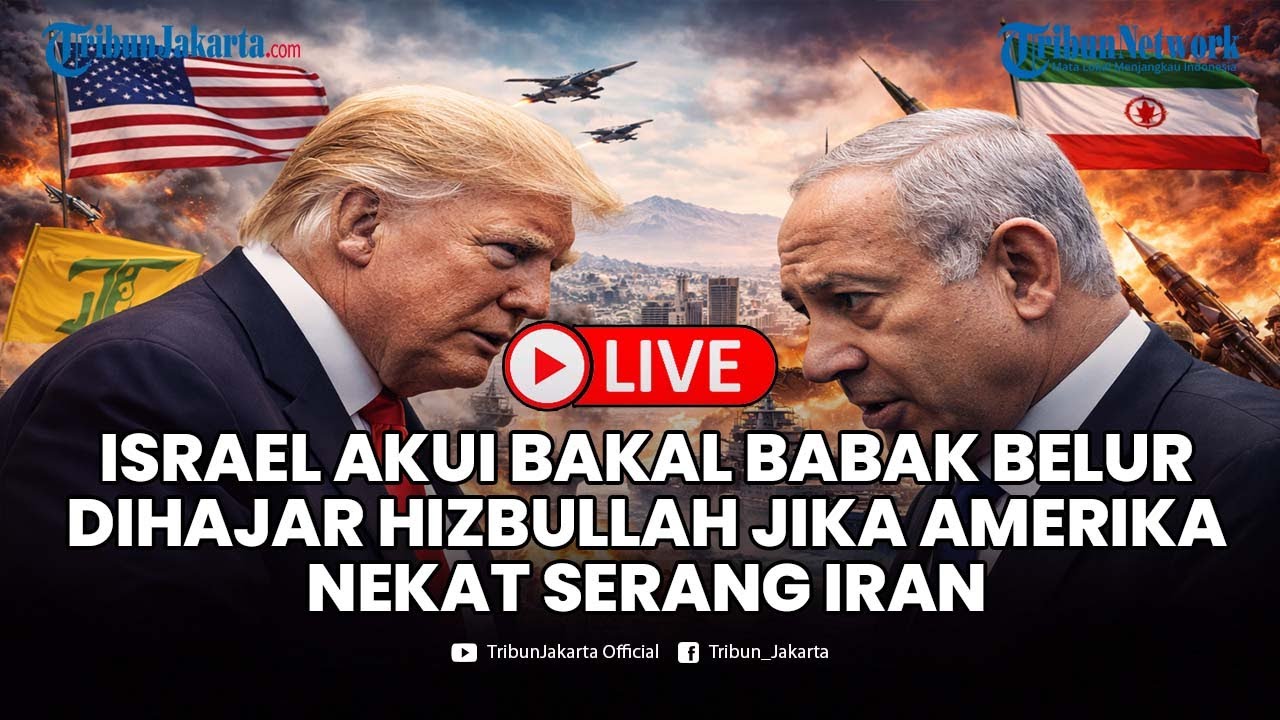 🔴LIVE: Zionis Terancam! Israel Akui Bakal Babak Belur Dihajar Hizbullah Jika Amerika Serang Iran