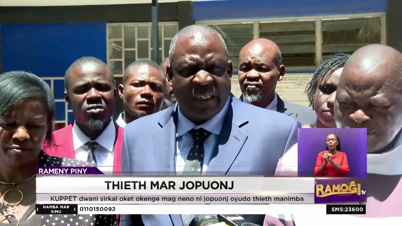KUPPET: Ne wabedo gi pek tiyo gi SHA e chiwo thieth ne jowa mane ohinyore e masich apaya