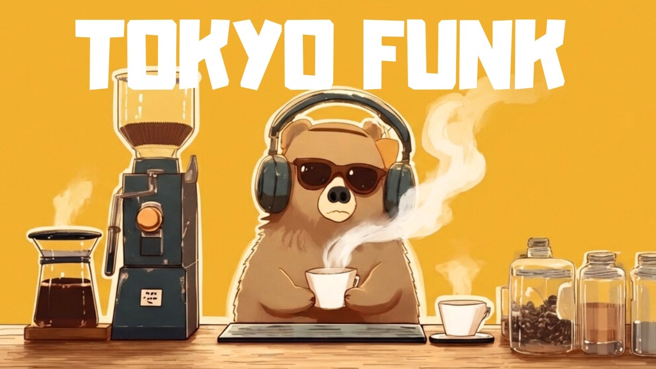 80's Tokyo Funky Lofi ☕ Coffee Chill Playlist for Work & Study