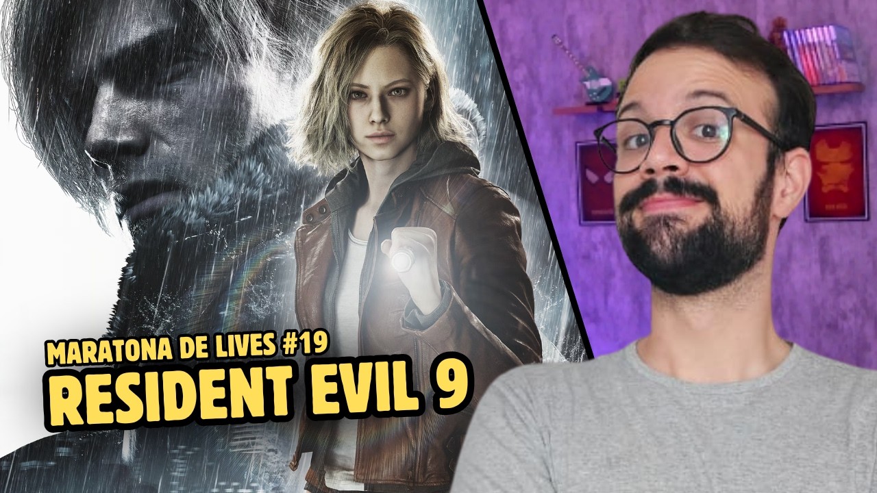 Jogando RESIDENT EVIL REQUIEM l MARATONA DE LIVES #19