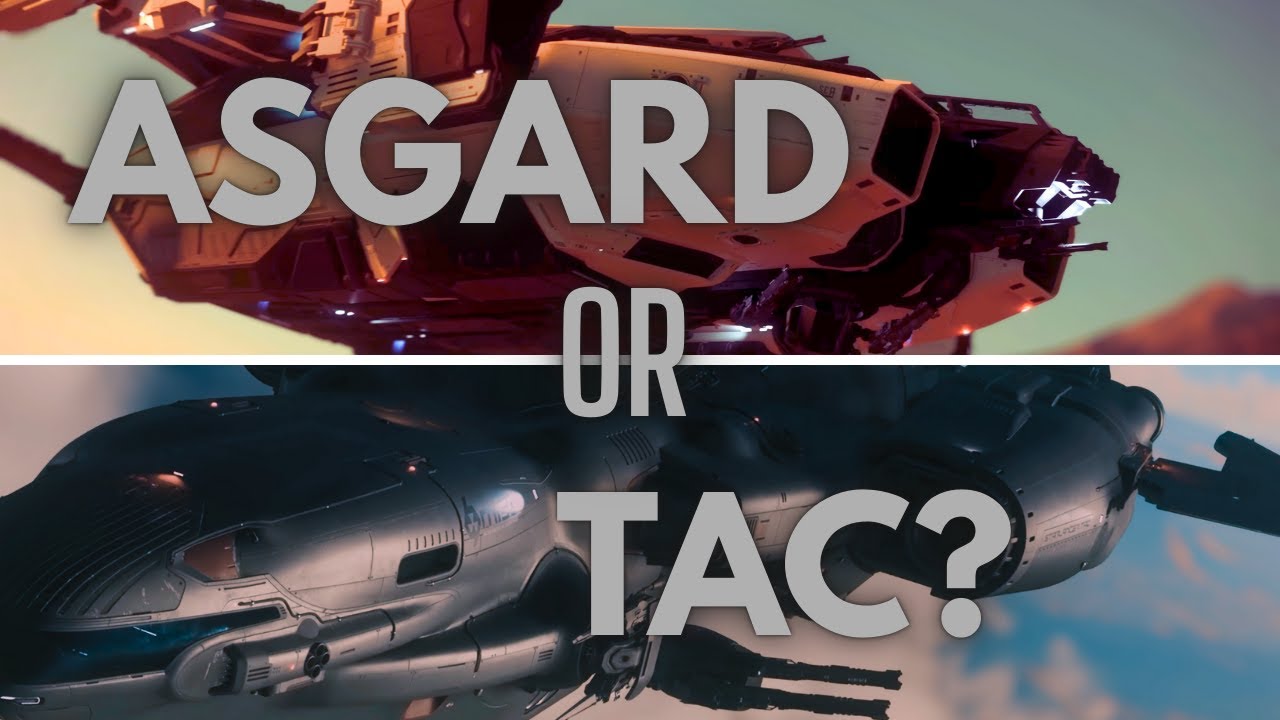 Comparing daily drivers: The Anvil Asgard Vs The Starlancer Tac