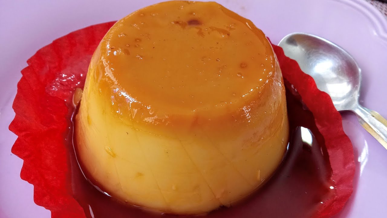 POSTRE  DELICIOSO FLAN SIN HUEVO